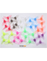 Set de 36 Hélices aux couleurs transparente  3pales 31mm Inductrix/FPV tiny whoop Option Rakonheli