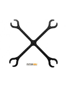 Renfort croix pour châssis carbone Tinywhoop Inductrix/FPV Option rakonheli