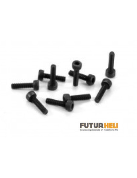 Vis BTR noire M2 x 12mm (x8) T2M T4928/77