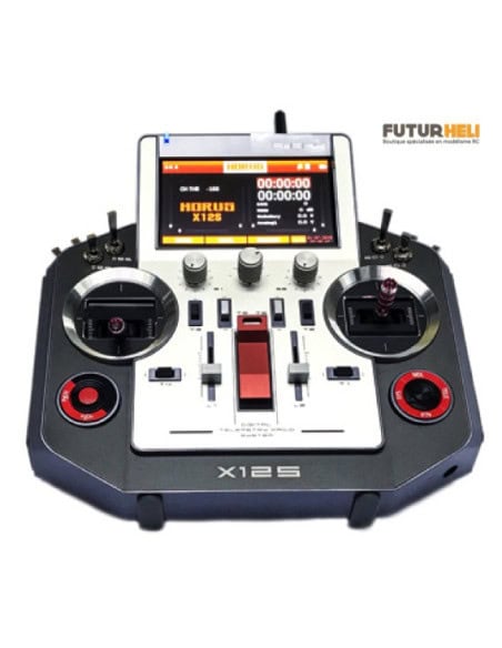 Horus X12S Silver 2,4 ghz télémetry  mode 2 Chargeur EU