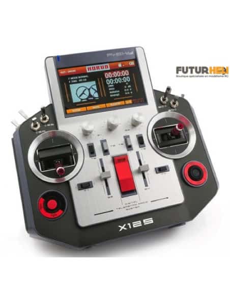 Horus X12S Silver 2,4 ghz télémetry  mode 2 Chargeur EU