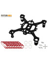 Châssis 90mm noir pour moteurs 7mm Option rakonheli