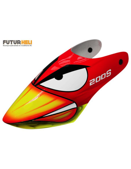 Cabine Fibre peinte blade 200S Angry Bird Rakonheli