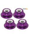 Ecrous alu orange M5 Nylstop (x4 ) CW Rakonheli