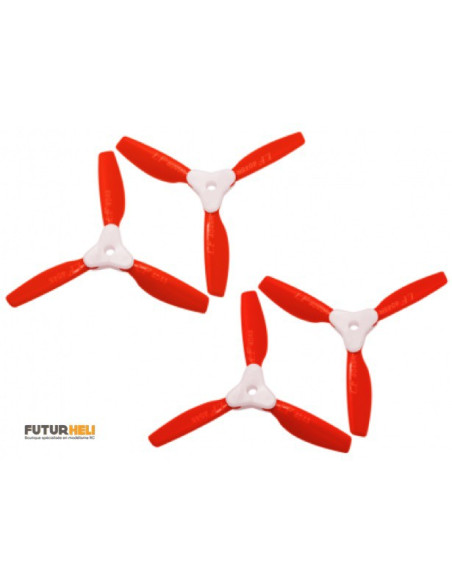 Hélice repliable 3 pales 4045 (x4) Rakonheli