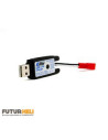 Chargeur lipo USB 1S 500 MAh prise UMX e-flite EFLC1010