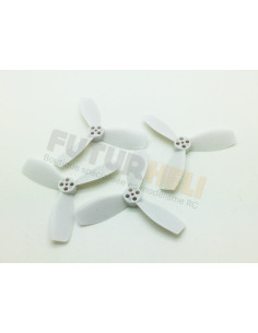 BLH04009 Hélices (x4) blanche Torrent 110 E-flite