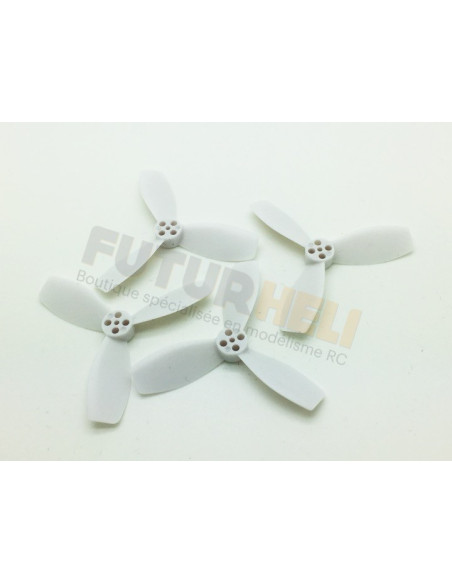 BLH04009 Hélices (x4) blanche Torrent 110 E-flite