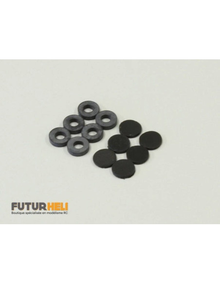 Entretoise caoutchouc Madforce-FO-XX Kyosho K.MA306