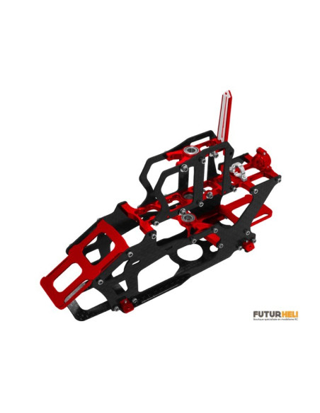 Châssis option rouge blade 200S Alu/carbone Rakonheli