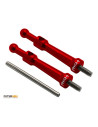 Support cabine alu rouge blade 130s Option Rakonheli