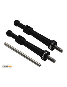 Support cabine alu bleu blade 130s Option Rakonheli