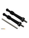 Support cabine alu bleu blade 130s Option Rakonheli