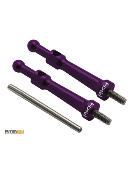 Support cabine alu orange blade 130s Option Rakonheli