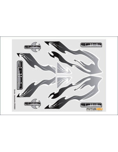 Planche autocollant Smoke black/white ORi59051
