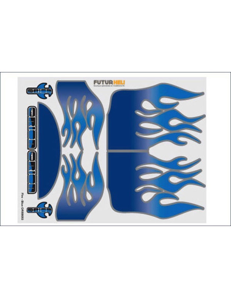 Planche autocollant Smoke green/yellow ORi59052