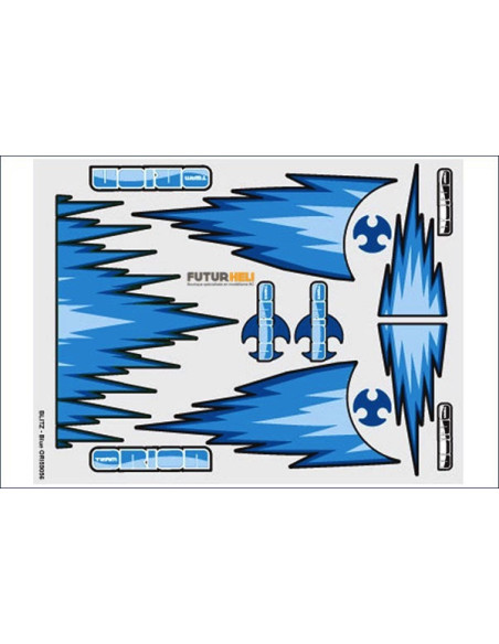 Planche autocollant Smoke fire white-grey  ORi59054