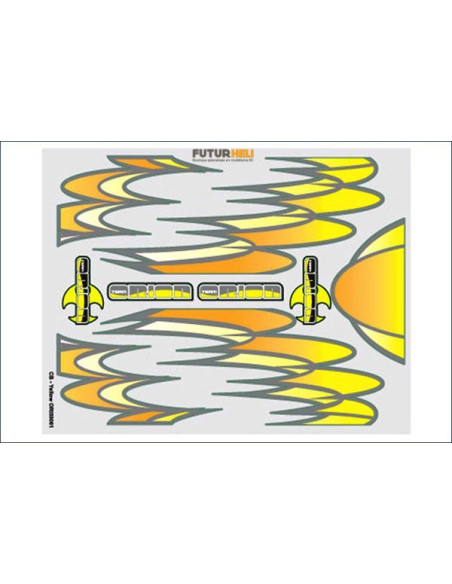 Planche autocollant Blitz gold  ORi59058