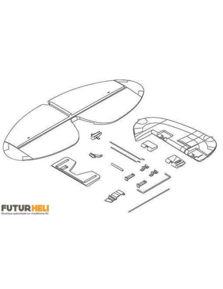 Empennage FunCub XL Multiplex 224435