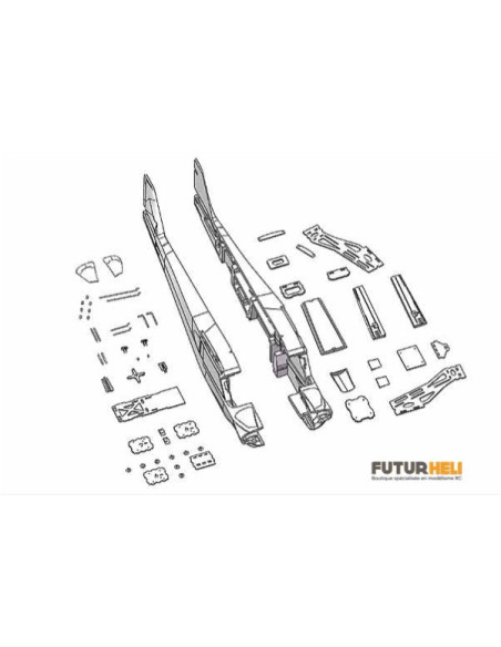 Fuselage FunCub XL Multiplex 224430