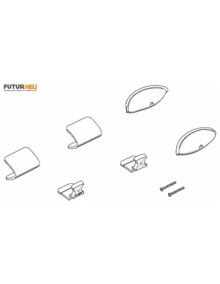 Caches feux de position FunCub XL Multiplex 224440