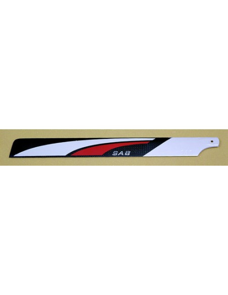 Pales Carbone 600 mm red,white,Black /SAB Composit
