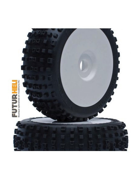 Roues VTEC 1/8 ème HARAKIRI collé sur jante (Super soft)