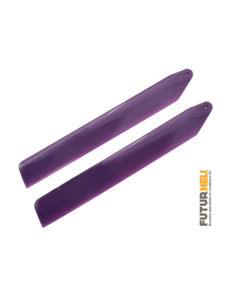 Pales plastique orange133mm blade 130S Option Rakonheli MBL133-O