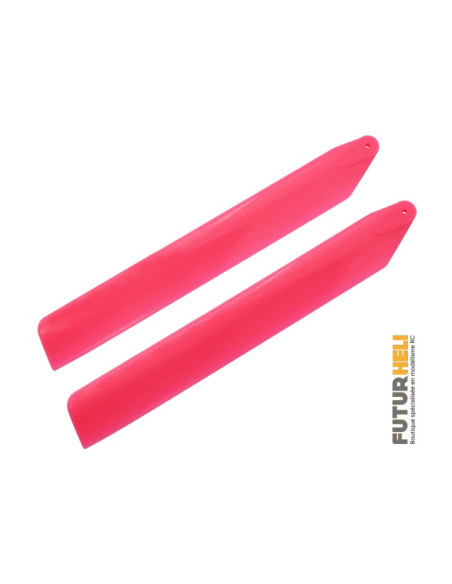 Pales plastique violet 133mm blade 130S Option Rakonheli MBL133-V