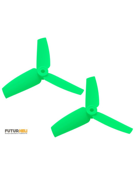 Hélice anticouple rouge 65mm (x2) Blade 130S Option Rakonheli