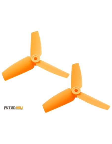 Hélice anticouple noir 65mm (x2) Blade 130S Option Rakonheli