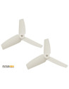 Hélice anticouple violet 65mm (x2) Blade 130S Option Rakonheli