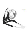 Support moteur + dérive rouge Option blade 130S Rakonheli