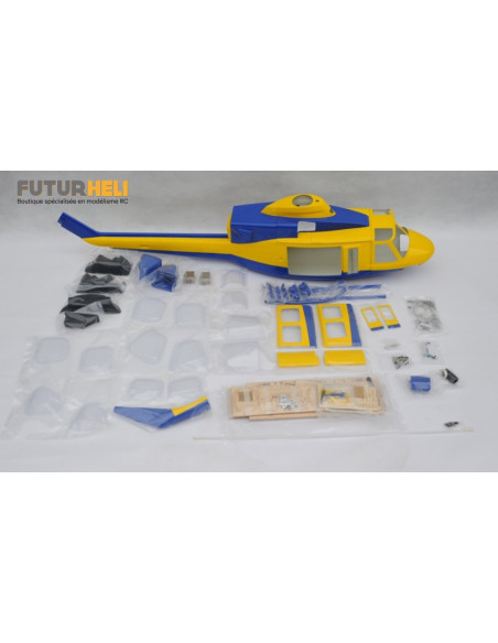 Fuselage Bell 412 Peint classe 600 Marvel Craft