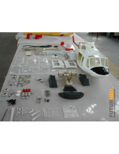 Fuselage Bell 412 Peint classe 600 Marvel Craft