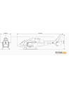 Fuselage A119 non peint Koala taille 600 Marvel Craft