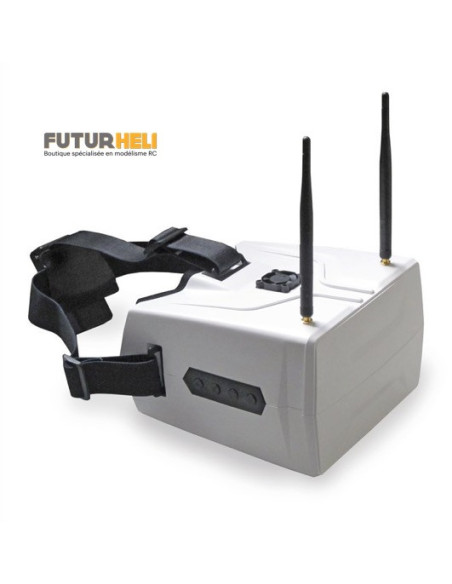 Masque HD FPV 7 pouces 5,8 GHZ 40 canaux Graupner