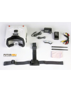 Masque HD FPV 7 pouces 5,8 GHZ 40 canaux Graupner 2