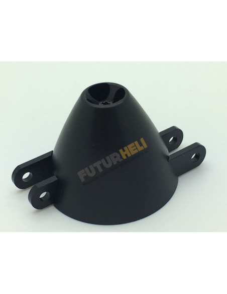 Cone 38mm turbo ventilé (noir) pour axe 5mm Horizon Hobby