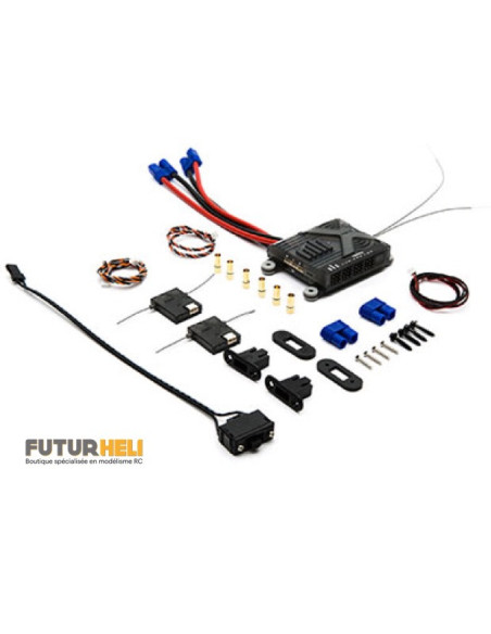 Récepteur AR9140T 9 voies double alimentation Spektrum