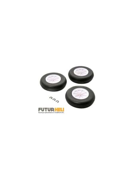 EFL1310 set roues (x3) T28 Carbon Z E-flite