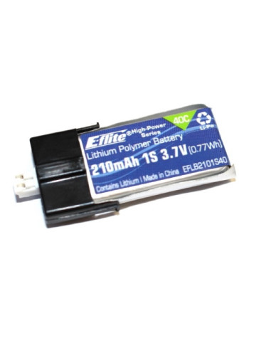Batterie 210 mAH 1S 3,7v 40C E-flite EFLB2101S40