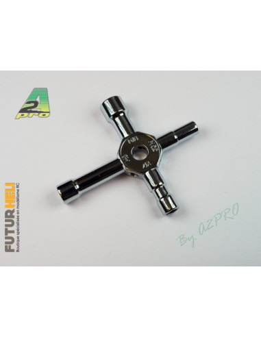 Clé a bougie en croix M8-9-10-12