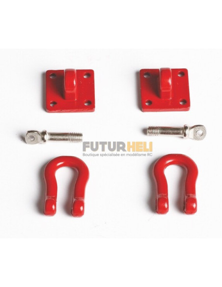 Manille de remorquage avec support (x2) au 1/10eme