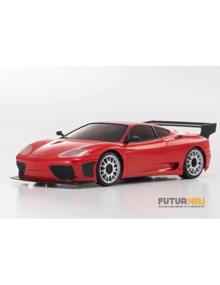 MINIZ MR03 SPORTS 2 FERRARI 360 GTC ROUGE +radio Kyosho 32238R