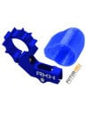 Support moteur AC alu vert + protection moteur Blade mSR X/S, mCP X/V2/S Rakonheli