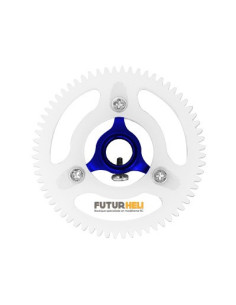 Couronne principale 64T avec hub alu vert Blade mCPXBL, mSR X/S, mCP S