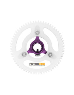 Couronne principale 64T avec hub alu orange Blade mCPXBL, mSR X/S, mCP S