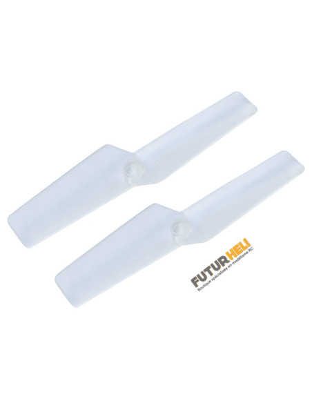 Helice Anticouple (X2) 42mm Jaune Transparent Blade Nano CPX/S, mSR S, mCP X/V2/S Rakonheli