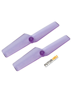 Helice Anticouple (X2) 42mm blanc Transparent Blade Nano CPX/S, mSR S, mCP X/V2/S Rakonheli